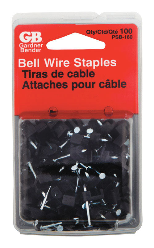 STAPLE 3/16" BLK 100PK