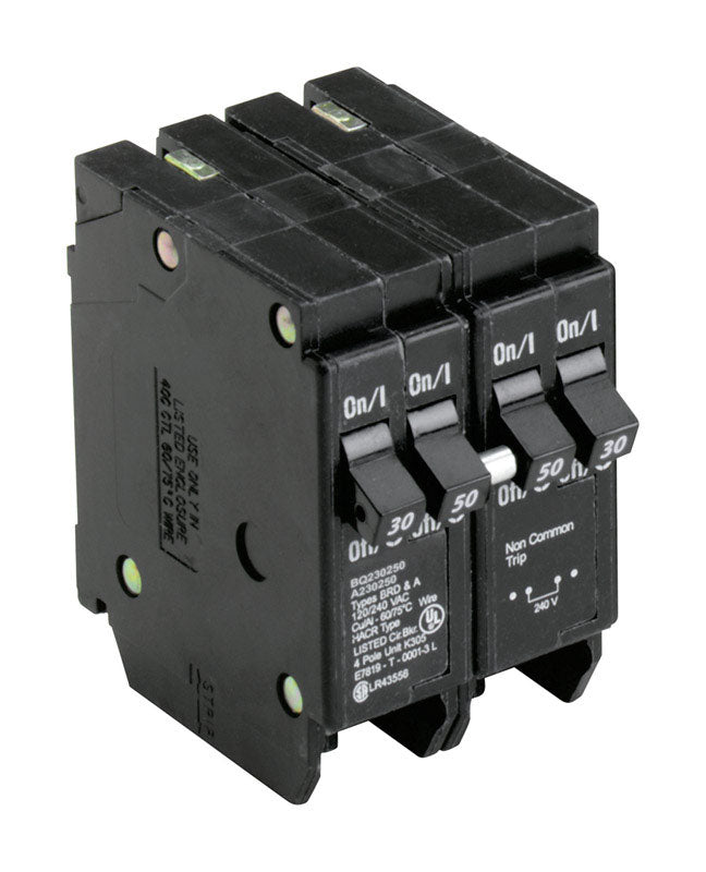 Eaton 30/50 amps Plug In 4-Pole Circuit Breaker