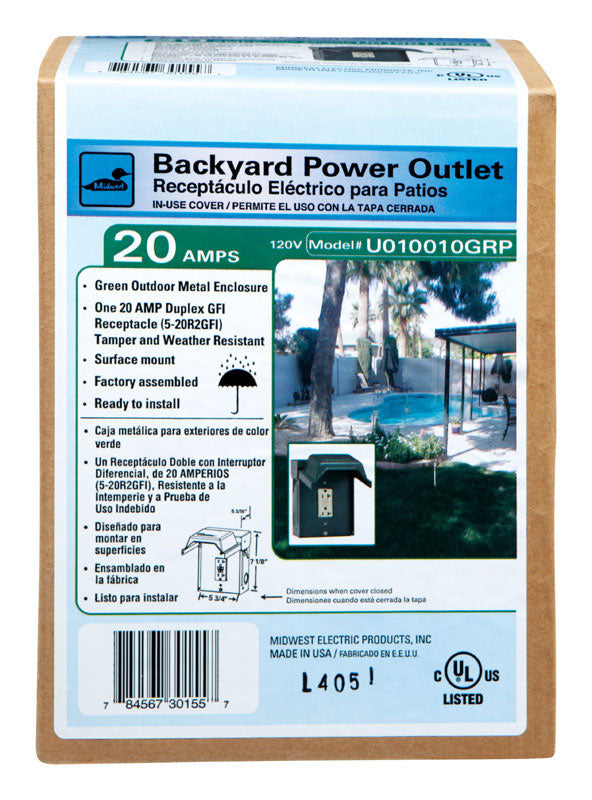 POWER OUTLET BOX 20A