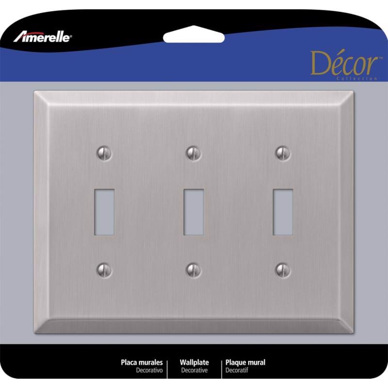 WALL PLATE 3G NCL TOGGLE