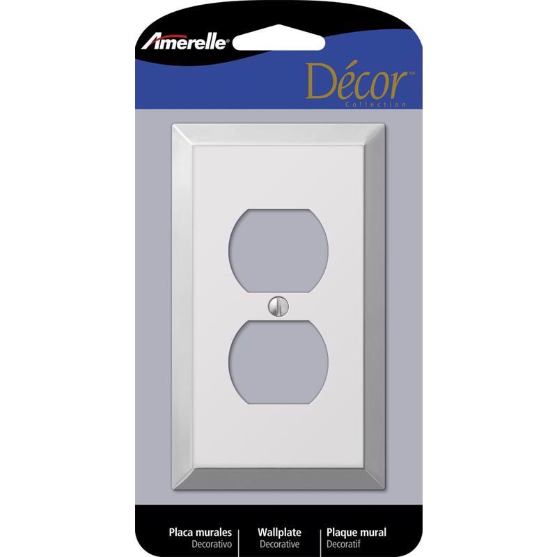 WALL PLATE 1G CHRM DUP
