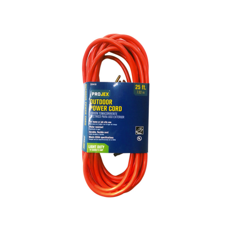 EXT CORD 25' ORG