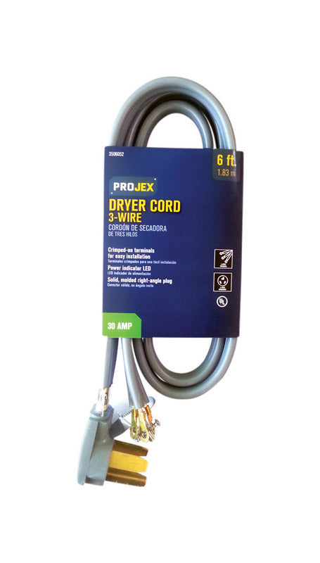 DRYER CORD 6'10/3 SRDT