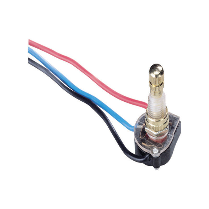 SWITCH ROTARY 6A BRSS