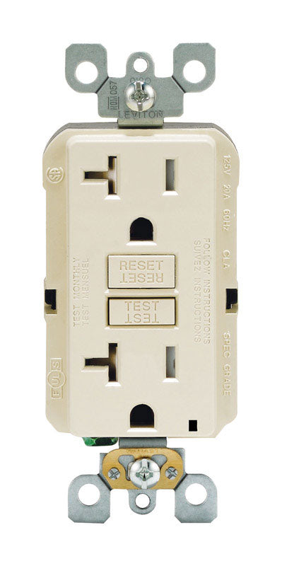 GFCI OUTLET DPLX 20A ALM