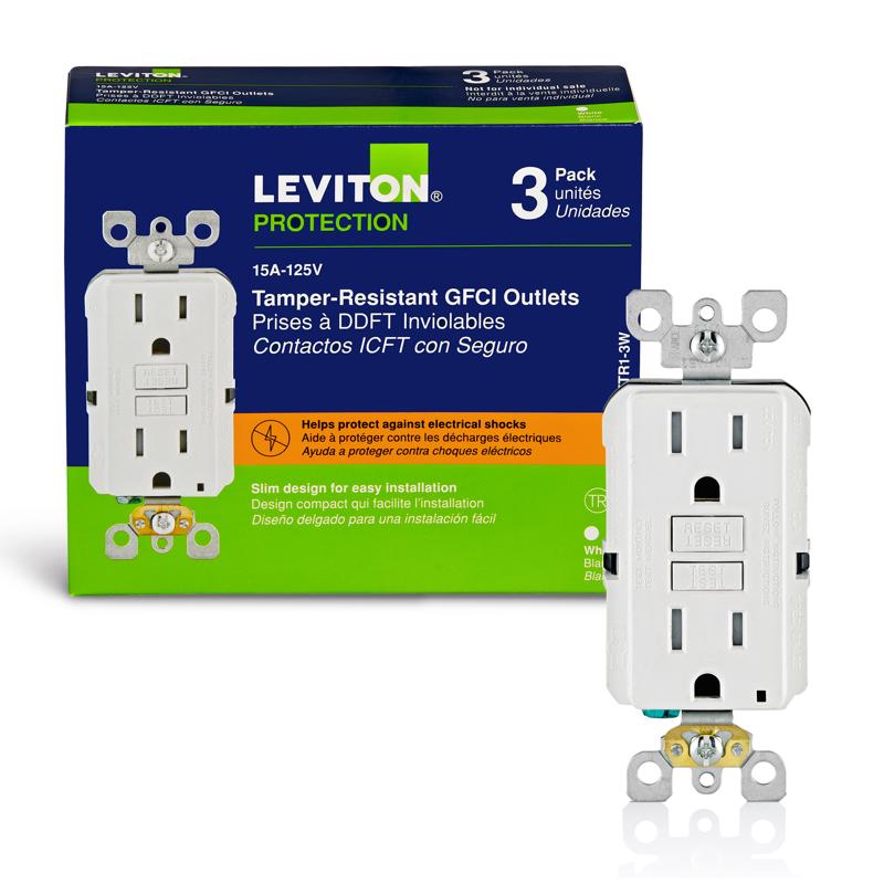 GFCI OUTLET DPLX 15A WHT