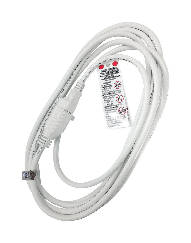 EXT CORD 15' WHT