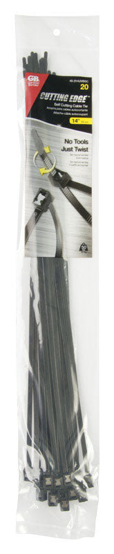 SELFCUT CABLE TIE 14" BL