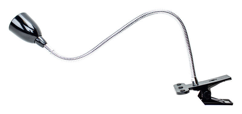 CLIPON LAMP BLK 22"