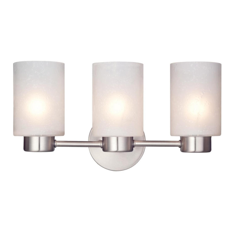 WALL SCONCE BR NCKL 3LT