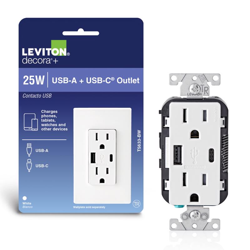 OUTLET/USB A/C DPLX 15A