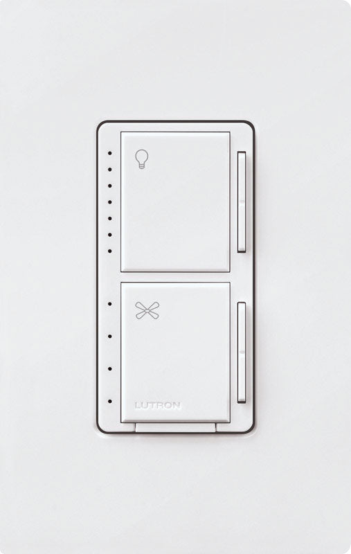 DIMMER SWITCH FAN/LED WH