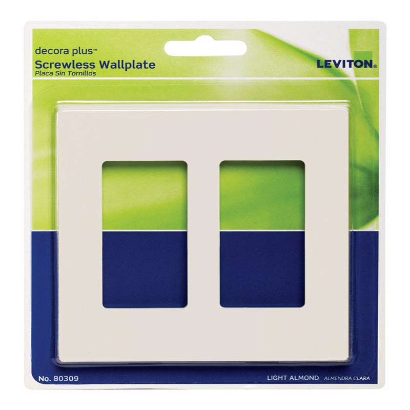 SCREWLS WALL PLATE 2G AL