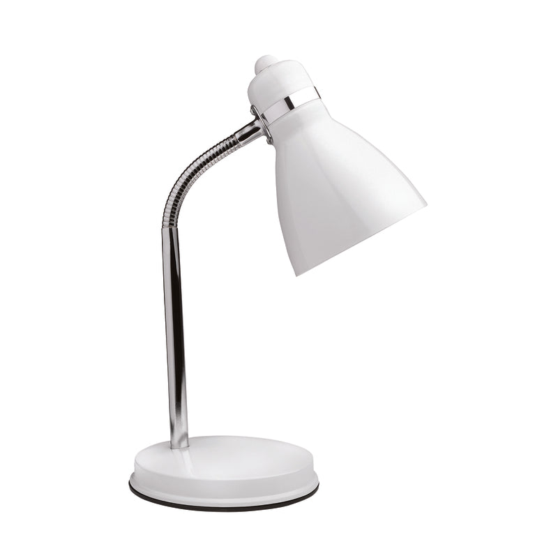 DESK LAMP WHT 13"
