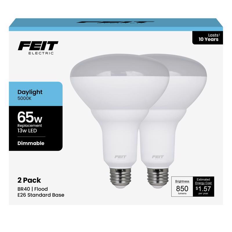 LED BR40 E26 DL 65W 2PK