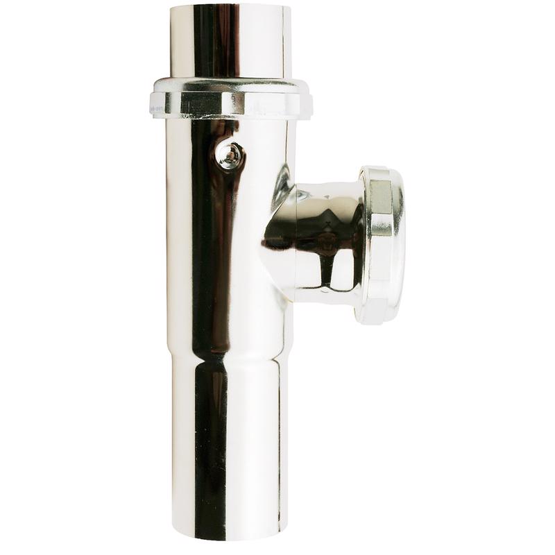 TEE/TAILPIECE 1-1/2X6 BR