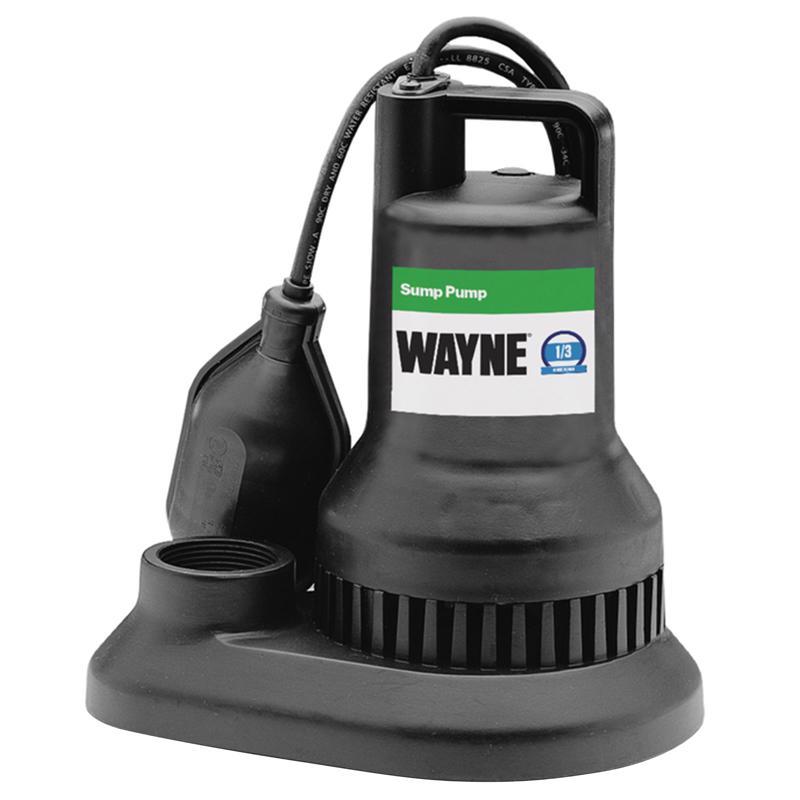 SUMP PUMP 1/3HP 3000GPH