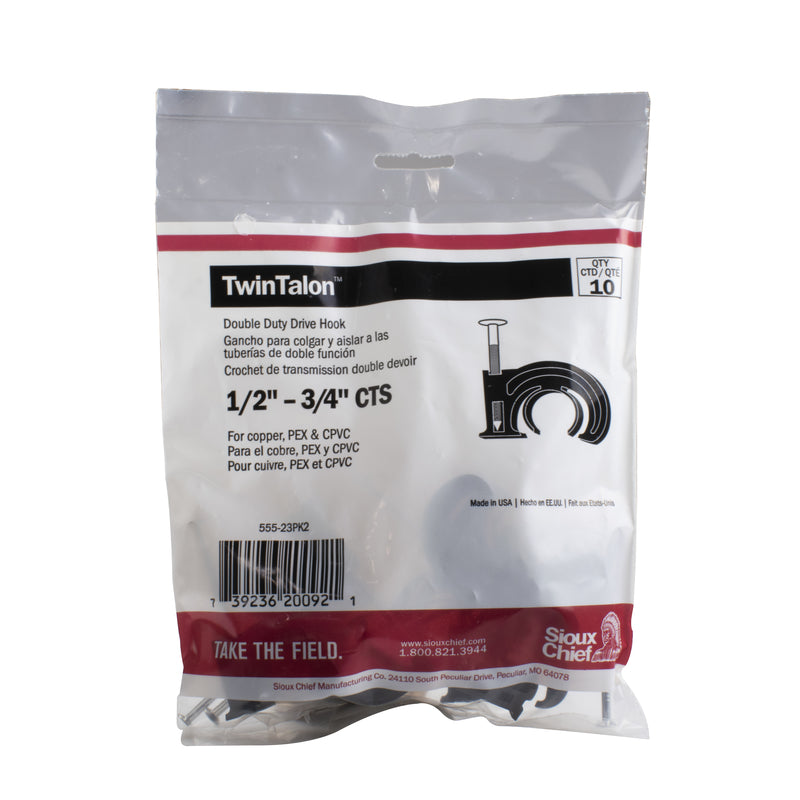DRIVE HOOK 1/2" 10PK