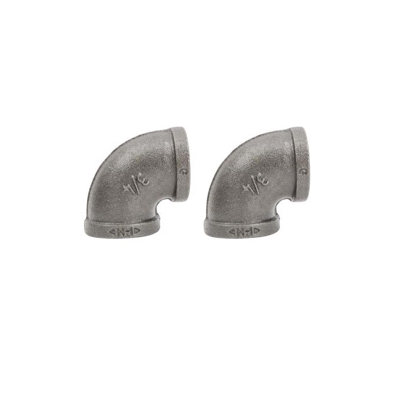 90D ELBOW 3/4 BLK