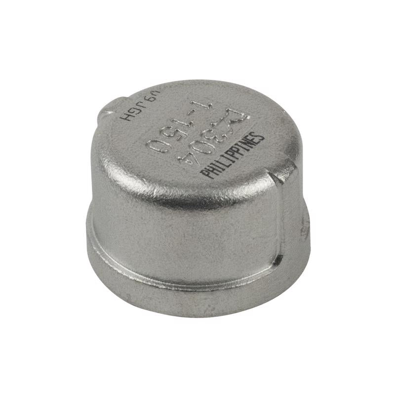 CAP STANLSS STL FIP 1/2"