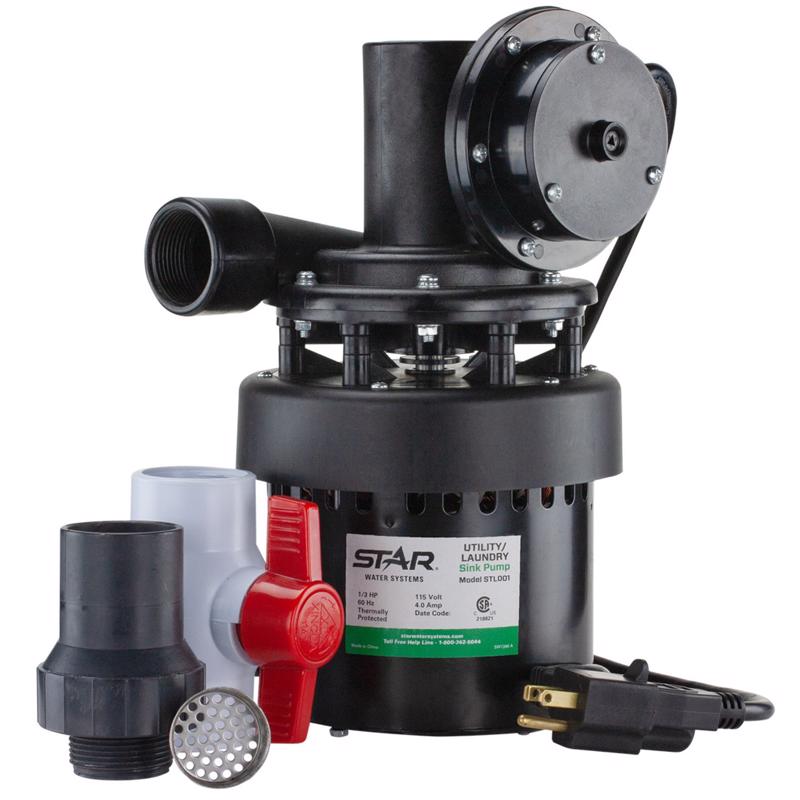 SINK PUMP SYSTEM 1/3HP