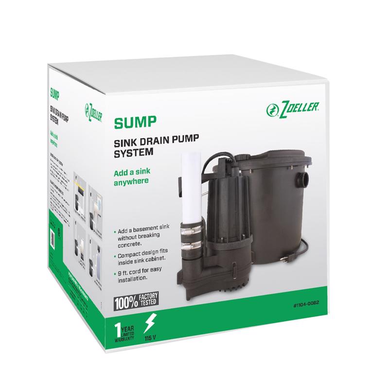 SINK PUMP SYSTEM 1/3HP