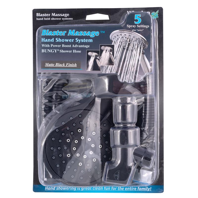 HNDHLD SHOWERHEAD BLK