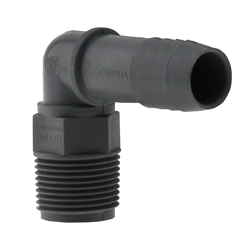 90D ELBOW 3/4X3/4 POLY