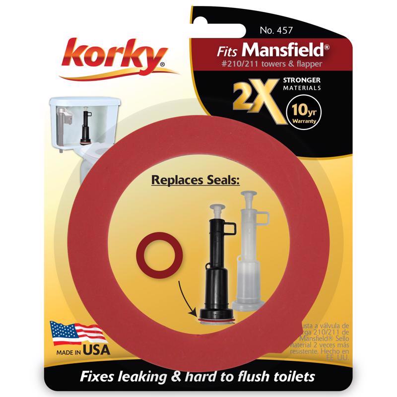 FLUSH VLV SEAL RED RBR