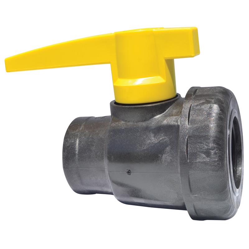 UNION BALL VLV 3/4" POLY