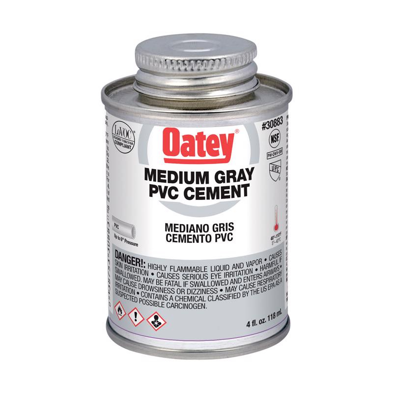 CEMENT PVC 4OZ GRY