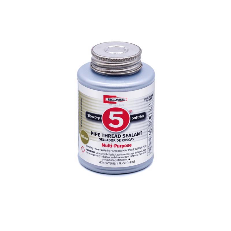 PIPE THREAD SEAL 4OZ YLW