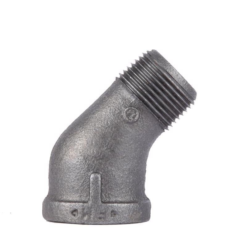 45D STREET ELBOW 1/2 BLK
