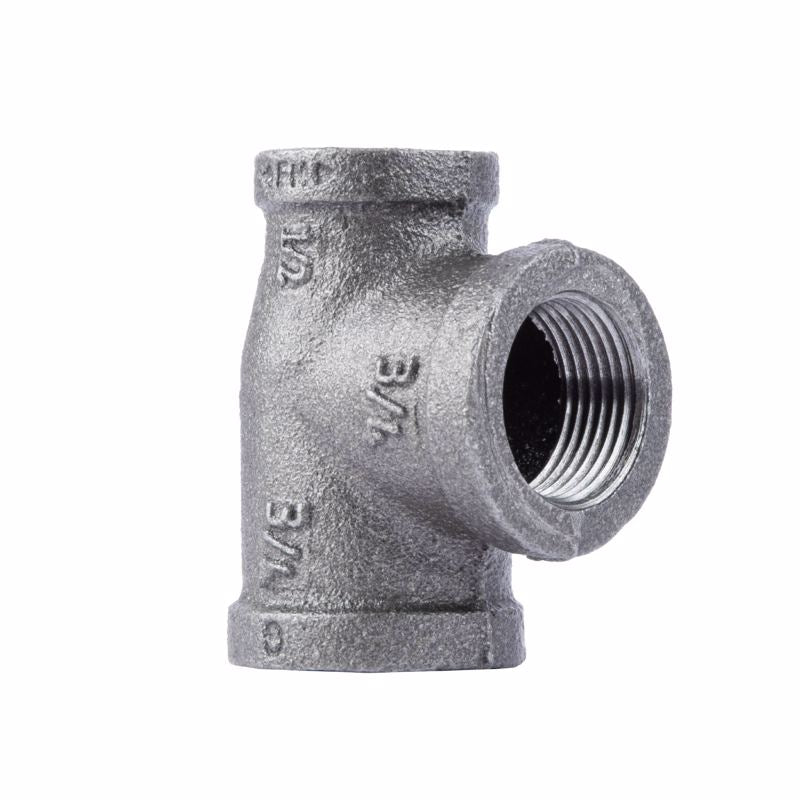 REDUC TEE 3/4X1/2 BLK