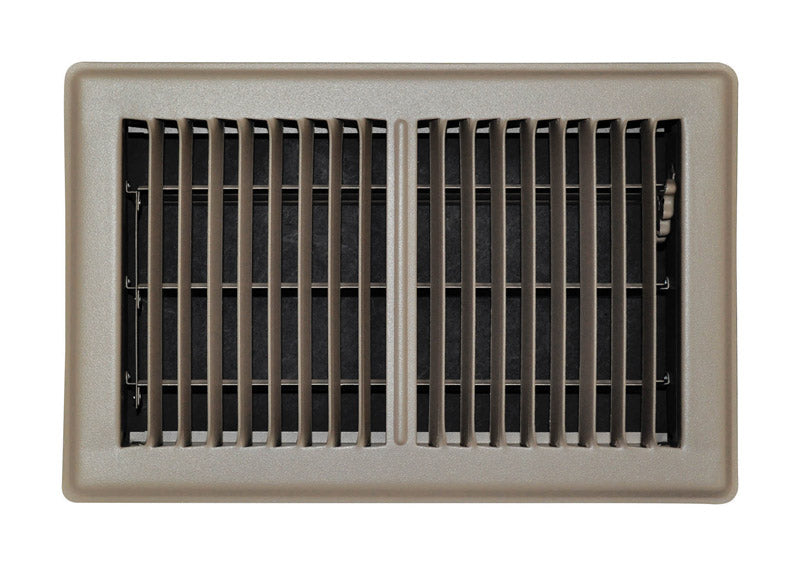 FLOOR REGISTER 6X10 BRWN