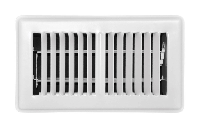 FLOOR REGISTER 4X8 WHT