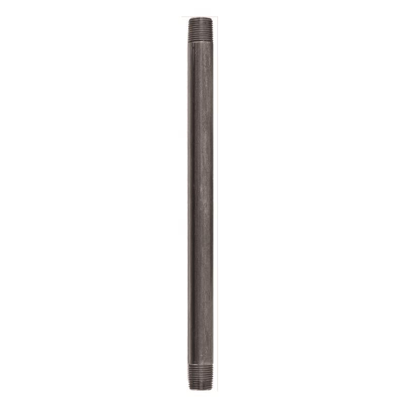 NIPPLE 1/2X12 BLK