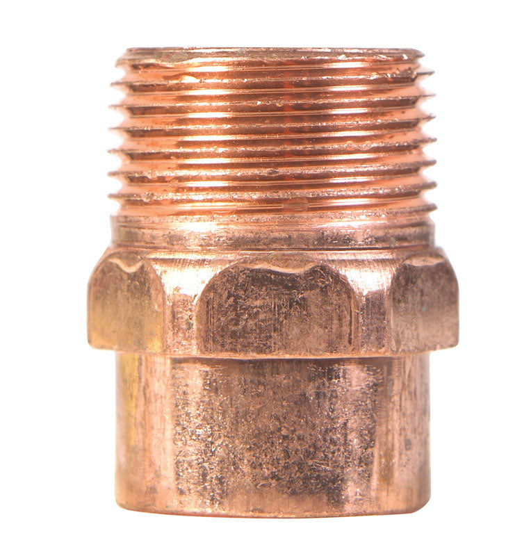 PIPE ADPTR 1X1 COPPR