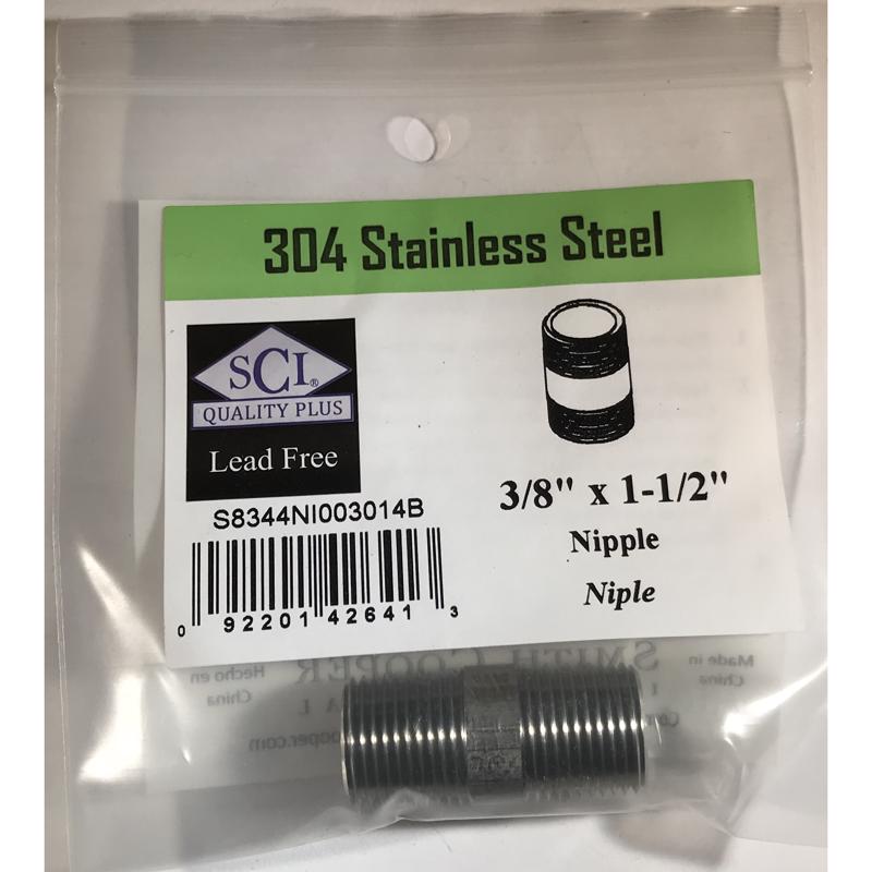 NIPPLE 3/8X1-1/2