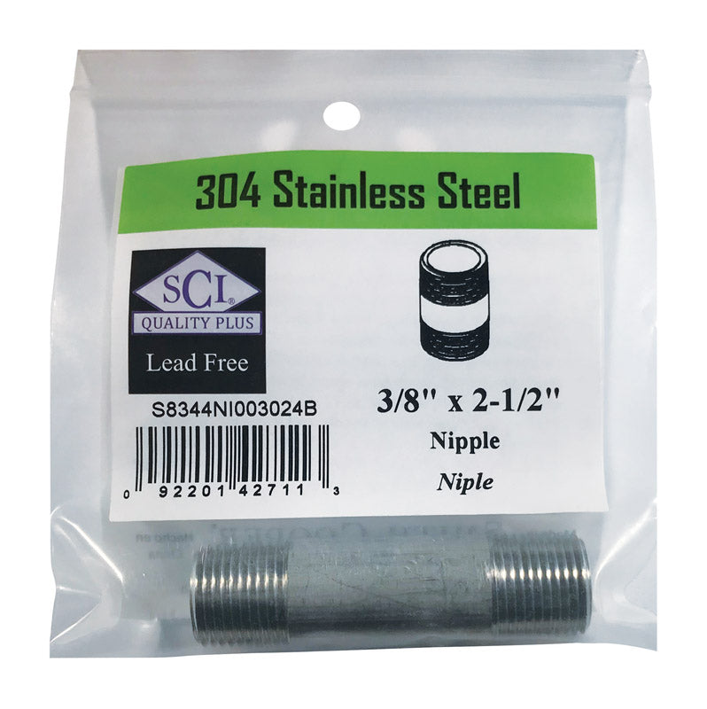 NIPPLE 3/8X2-1/2