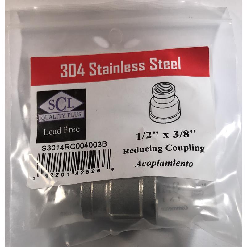 REDUC COUPLING 1/2 SS