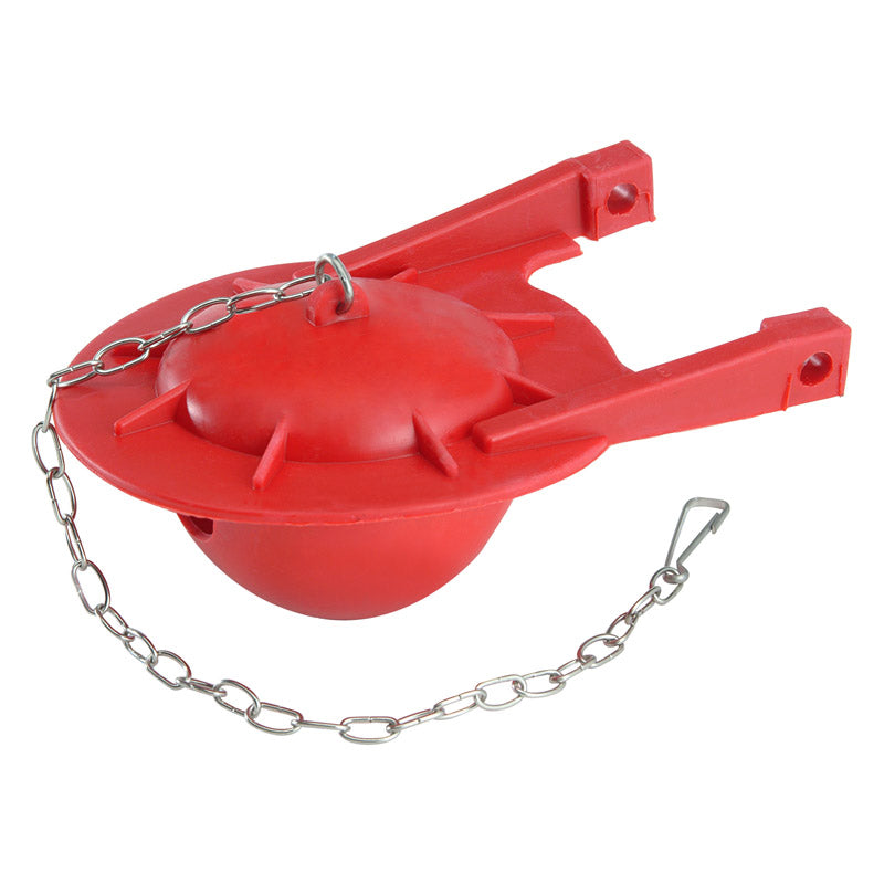 TOILET FLAPPER RED RBR