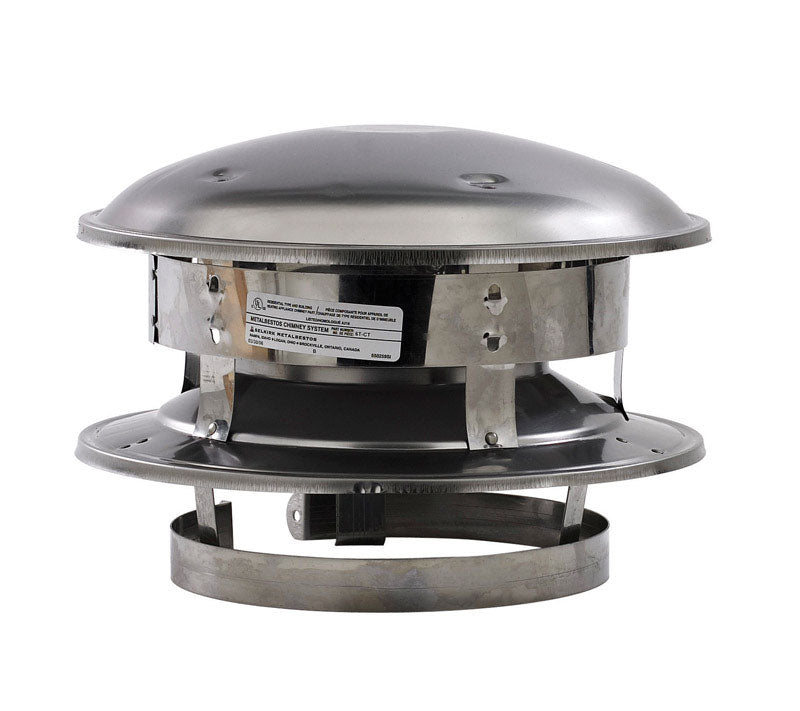 RND TOP DOME 6" SS