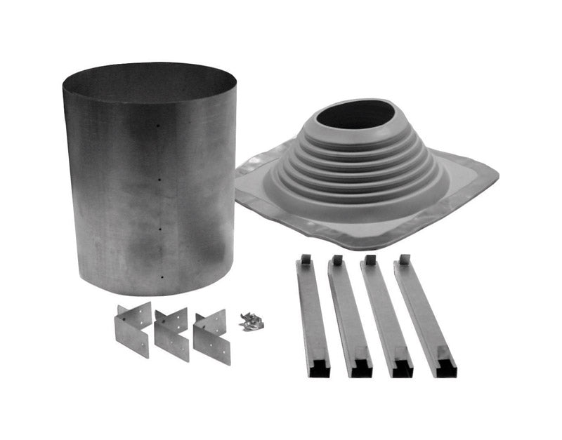 CHIMNEY FLASHING 8" GALV