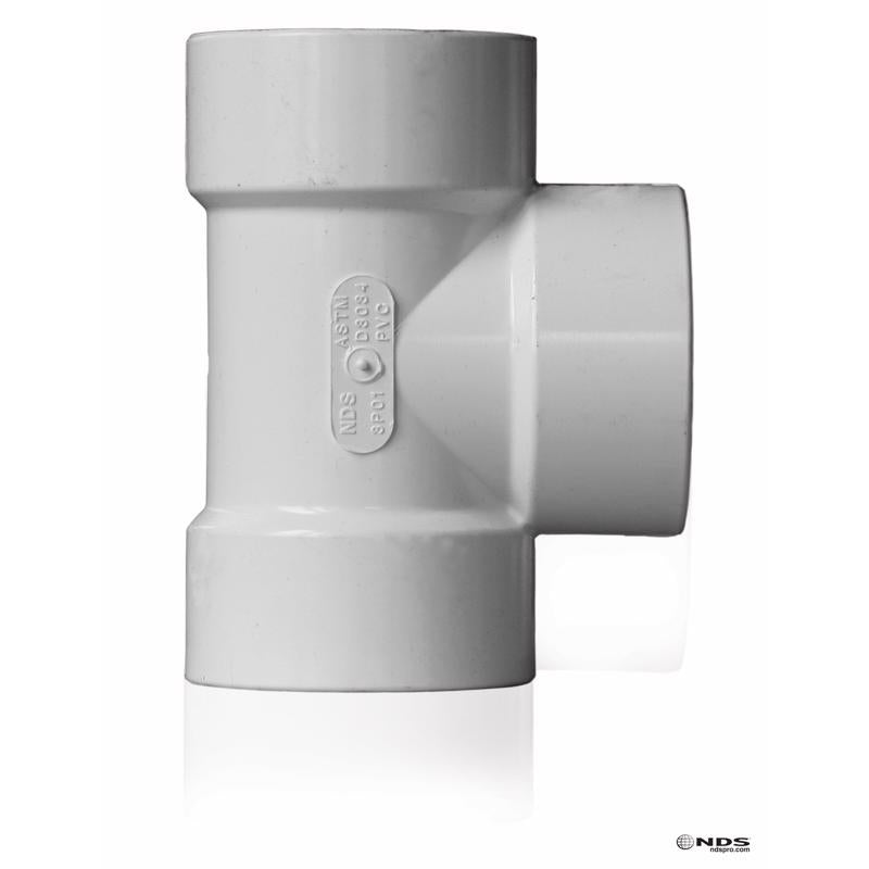 STRAIGHT TEE 3X3 PVC