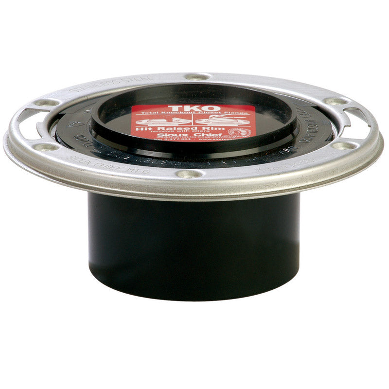 CLOSET FLANGE ABS 3"H/4