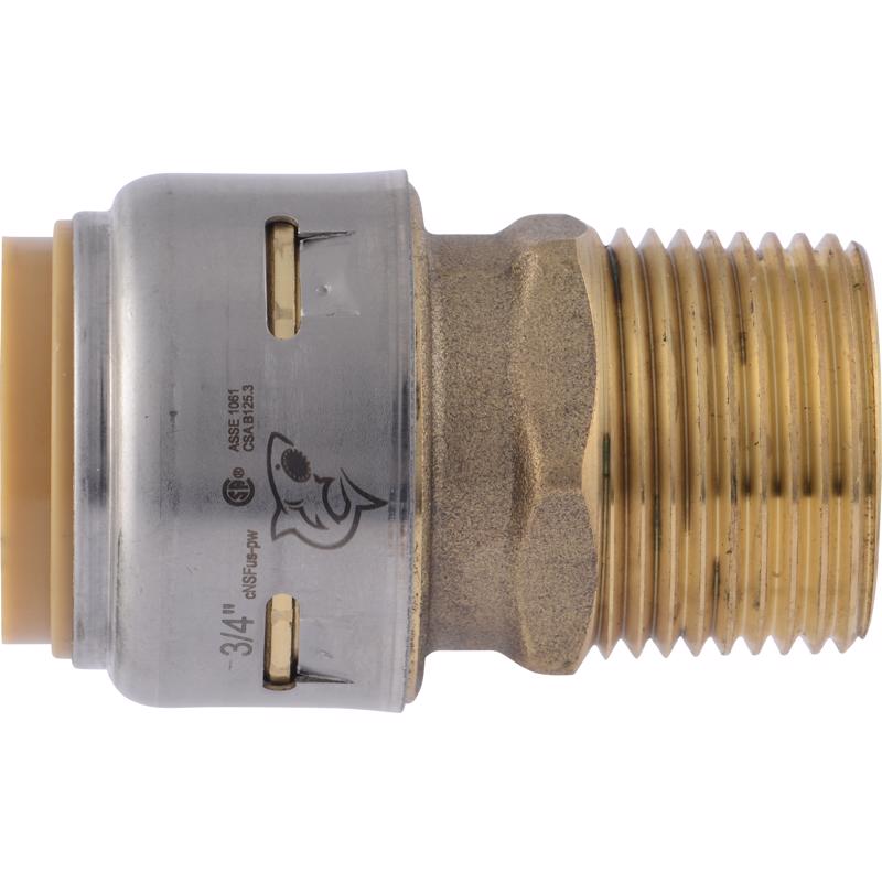 CONNECTOR 3/4X3/4 BRS