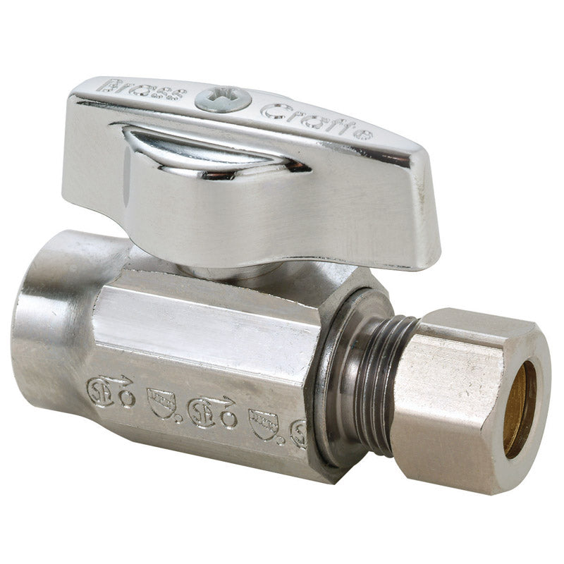 STRGHT STOP VLV 1/2X3/8