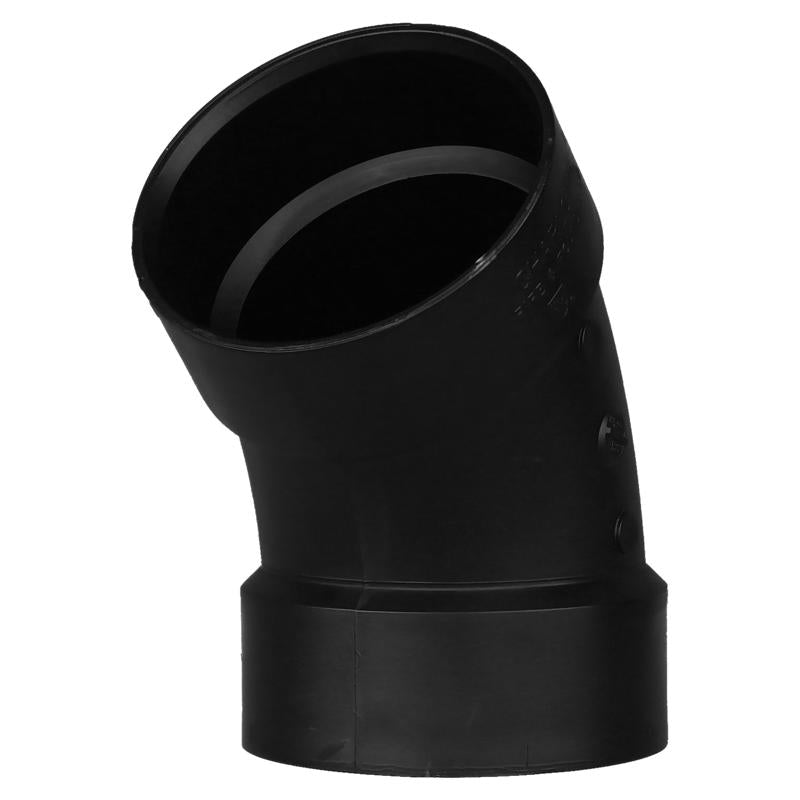 45D ELBOW 4HX4H ABS