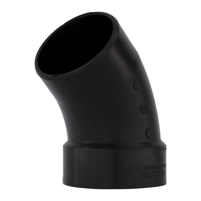 45D ELBOW 4HX4S ABS